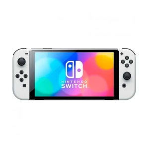 Портативна ігрова приставка Nintendo Switch Console OLED-Model with Jon-Coy White 64GB - Фото 2
