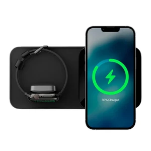 Беспроводная зарядка Nomad Base One Max MagSafe Charger Carbide для iPhone | Apple Watch - Фото 2
