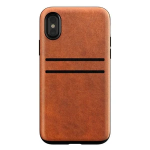 Шкіряний чохол Nomad Wallet Case Rustic Brown для iPhone X | XS