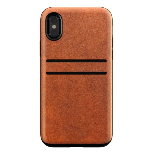Кожаный чехол Nomad Wallet Case Rustic Brown для iPhone X | XS