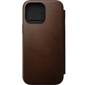 Темно-коричневий шкіряний чохол-фоліо Nomad Modern Leather Folio MagSafe для iPhone 16 Pro Max - Фото 5