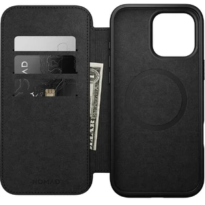 Темно-коричневий шкіряний чохол-фоліо Nomad Modern Leather Folio MagSafe для iPhone 16 Pro Max - Фото 2