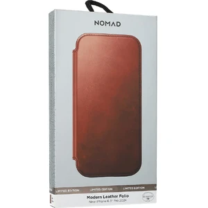 Коричневый кожаный чехол-фолио Nomad Modern Leather MagSafe для iPhone 16 Pro - Фото 8