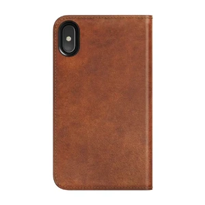 Шкіряний чохол-книжка Nomad Leather Folio Rustic Brown для iPhone X | XS