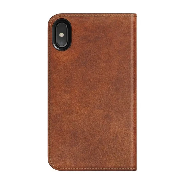 Кожаный чехол-книжка Nomad Leather Folio Rustic Brown для iPhone X | XS