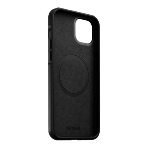 Кожаный чехол Nomad Modern Leather Case MagSafe Black для iPhone 14 Plus - Фото 3