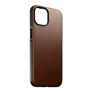 Кожаный чехол Nomad Modern Leather Case MagSafe Brown для iPhone 14 | 13 - Фото 2