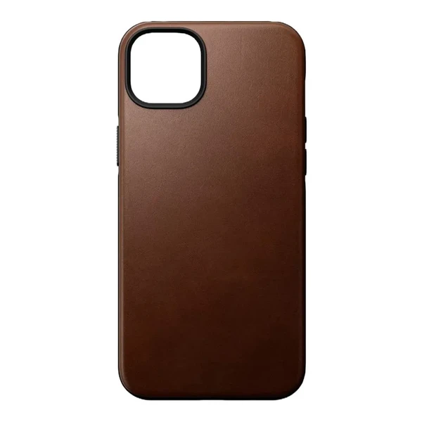 Шкіряний чохол Nomad Modern Leather Case MagSafe Brown для iPhone 14 Plus в Чернівцях