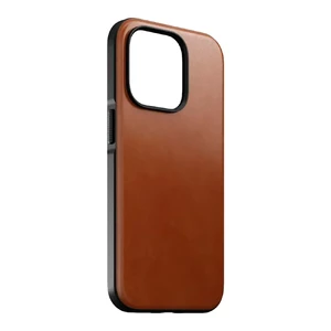 Кожаный чехол Nomad Modern Leather Case MagSafe English Tan для iPhone 14 Pro - Фото 2