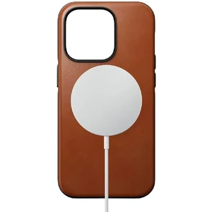 Кожаный чехол Nomad Modern Leather Case MagSafe English Tan для iPhone 14 Pro - Фото 5