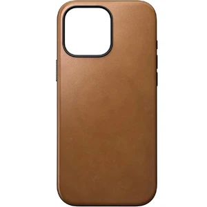 Светло-коричневый кожаный чехол Nomad Modern Leather MagSafe для iPhone 16 Pro - Фото 3