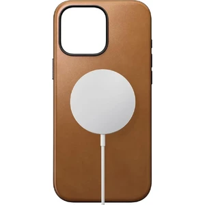 Светло-коричневый кожаный чехол Nomad Modern Leather MagSafe для iPhone 16 Pro - Фото 5