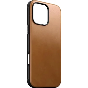 Светло-коричневый кожаный чехол Nomad Modern Leather MagSafe для iPhone 16 Pro - Фото 6