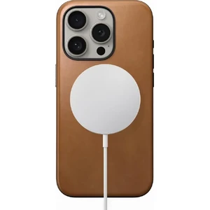 Светло-коричневый кожаный чехол Nomad Modern Leather MagSafe для iPhone 16 Pro - Фото 7