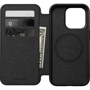 Кожаный чехол Nomad Modern Leather Folio Black для iPhone 15 Pro - Фото 3