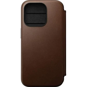 Шкіряний чохол Nomad Modern Leather Brown для iPhone 15 Pro - Фото 2