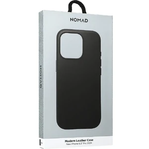 Чорний шкіряний чохол Nomad Modern Leather MagSafe для iPhone 16 Pro - Фото 7
