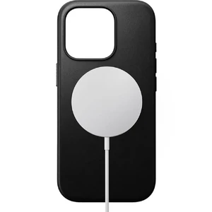 Чорний шкіряний чохол Nomad Modern Leather MagSafe для iPhone 16 Pro - Фото 3