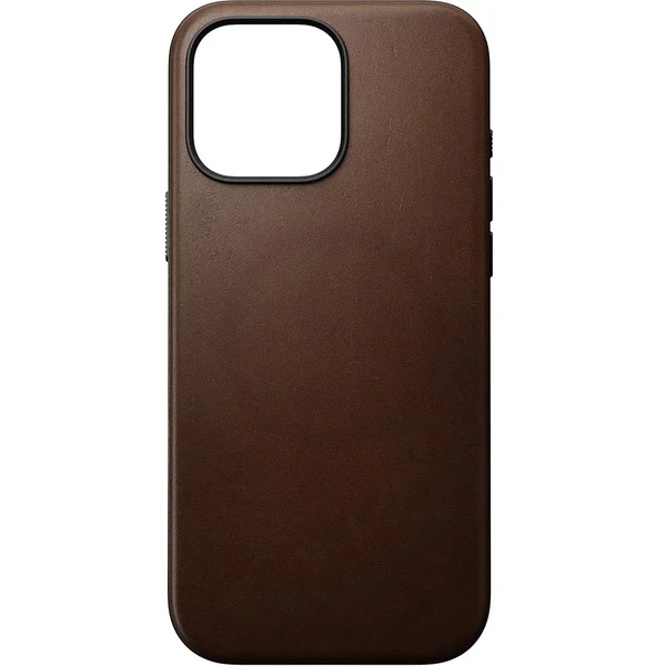 Темно-коричневый кожаный чехол Nomad Modern Leather MagSafe для iPhone 16 Pro Max в Запорожье