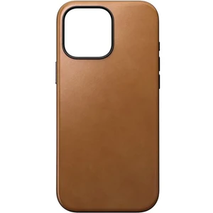Светло-коричневый кожаный чехол Nomad Modern Leather MagSafe для iPhone 16 Pro Max 856500016917 - Фото 1