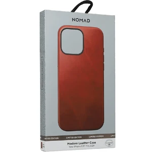 Бронзовий шкіряний чохол MagSafe Nomad Modern Leather для iPhone 16 Pro Max - Фото 7