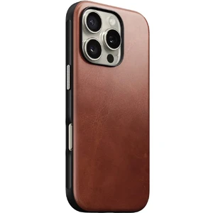 Бронзовий шкіряний чохол MagSafe Nomad Modern Leather для iPhone 16 Pro Max - Фото 2