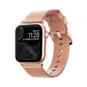 Кожаный ремешок Nomad Modern Strap (Gold Hardware) для Apple Watch 41mm | 40mm | 38mm NM1A3NTM00 - Фото 1