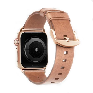 Кожаный ремешок Nomad Modern Strap (Gold Hardware) для Apple Watch 41mm | 40mm | 38mm - Фото 2