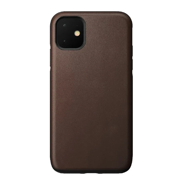 Кожаный чехол Nomad Rugged Case Rustic Brown для iPhone 11
