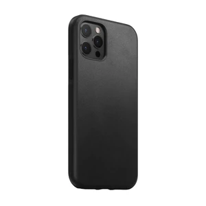Черный кожаный чехол Nomad Rugged Case Horween Leather Black для iPhone 12 | 12 Pro - Фото 4