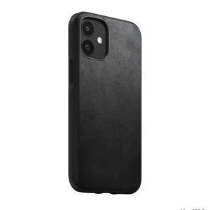 Чорний шкіряний чохол Nomad Rugged Case Horween Leather Black для iPhone 12 mini - Фото 5