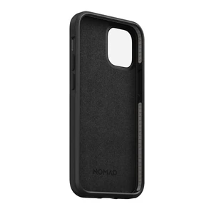 Чорний шкіряний чохол Nomad Rugged Case Horween Leather Black для iPhone 12 mini - Фото 8