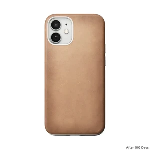 Кожаный чехол Nomad Rugged Case Horween Leather Natural для iPhone 12 mini - Фото 2