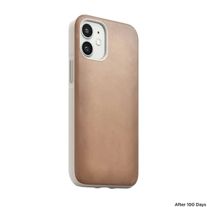 Кожаный чехол Nomad Rugged Case Horween Leather Natural для iPhone 12 mini - Фото 5