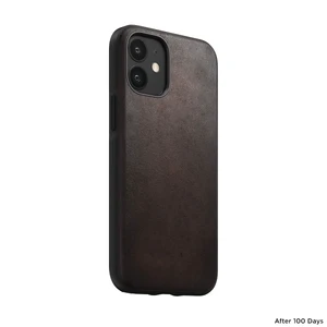 Шкіряний чохол Nomad Rugged Case Horween Leather Rustic Brown для iPhone 12 mini - Фото 5