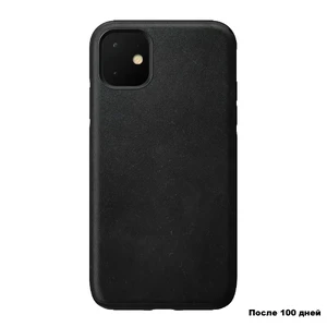 Шкіряний чохол Nomad Rugged Case Black для iPhone 11 - Фото 2