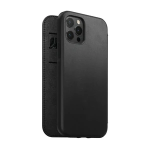 Черный кожаный чехол-книжка Nomad Rugged Folio Horween Leather Black для iPhone 12 | 12 Pro - Фото 6