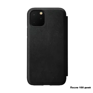 Кожаный чехол-книжка Nomad Rugged Folio Black для iPhone 11 Pro - Фото 3