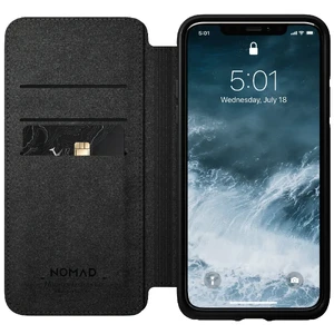 Кожаный чехол-книжка Nomad Rugged Folio Black для iPhone 11 Pro Max - Фото 4