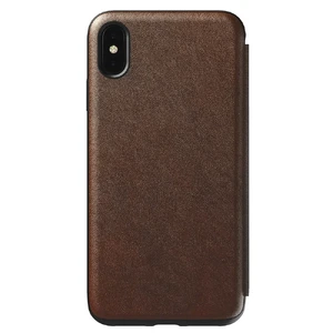 Шкіряний чохол-книжка Nomad Rugged Folio Rustic Brown для iPhone XS Max