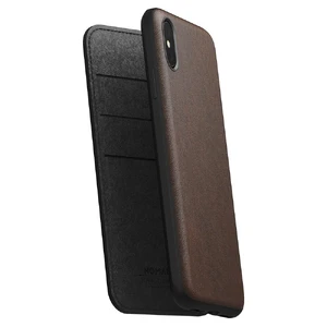 Шкіряний чохол-книжка Nomad Rugged Folio Rustic Brown для iPhone XS Max - Фото 6