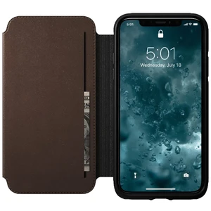 Шкіряний чохол-книжка Nomad Rugged Tri-Folio Rustic Brown для iPhone 11 - Фото 3