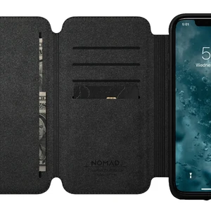Шкіряний чохол-книжка Nomad Rugged Tri-Folio Rustic Brown для iPhone 11 - Фото 4