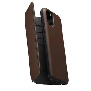 Шкіряний чохол-книжка Nomad Rugged Tri-Folio Rustic Brown для iPhone 11 Pro - Фото 6