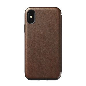 Шкіряний чохол-книжка Nomad Rugged Tri-Folio для iPhone X | XS