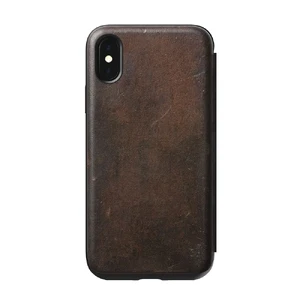 Кожаный чехол-книжка Nomad Rugged Tri-Folio для iPhone X | XS - Фото 2