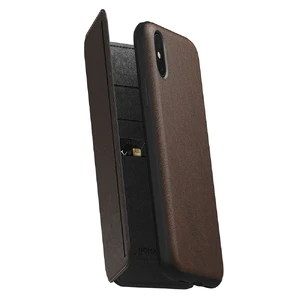 Кожаный чехол-книжка Nomad Rugged Tri-Folio для iPhone X | XS - Фото 6