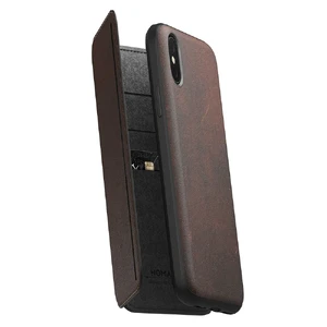 Кожаный чехол-книжка Nomad Rugged Tri-Folio для iPhone X | XS - Фото 7