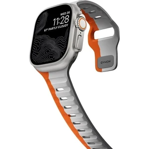 Спортивный ремешок Nomad Sport Strap Gray/Orange для Apple Watch Ultra 49mm | 45mm | 44mm | 42mm - Фото 5