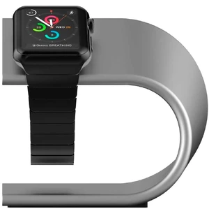 Алюминиевая док-станция Nomad Stand для Apple Watch Silver - Фото 2